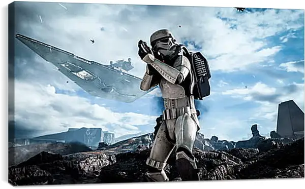 Постер на подрамнике - star wars, battlefront, electronic arts Постер на подрамнике - star wars, battlefront, electronic arts
