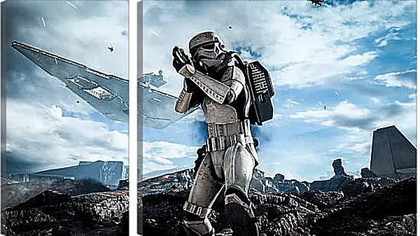 Модульная картина - star wars, battlefront, electronic arts Модульная картина - star wars, battlefront, electronic arts