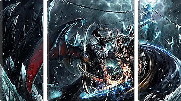 Модульная картина - warcraft 3, tft, art Модульная картина - warcraft 3, tft, art