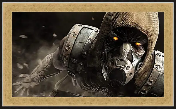 Картина в раме - mortal kombat x, tremor, ninja Картина в раме - mortal kombat x, tremor, ninja