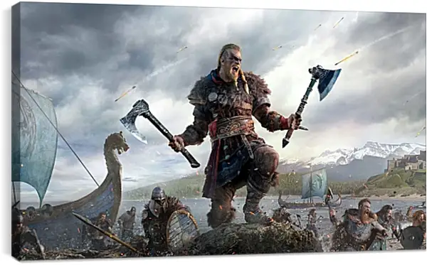 Постер на подрамнике - Assassins Creed Valhalla Постер на подрамнике - Assassins Creed Valhalla