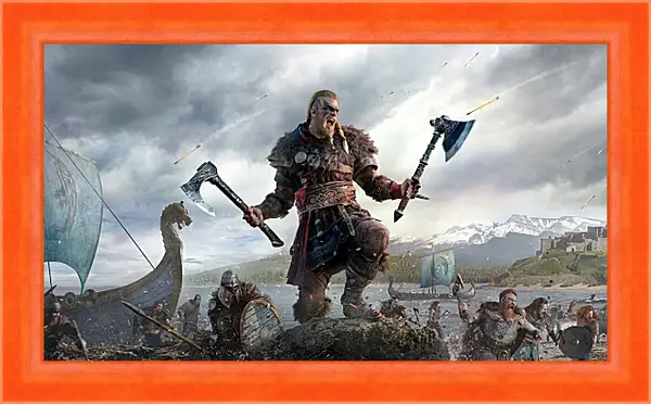 Картина в раме - Assassins Creed Valhalla Картина в раме - Assassins Creed Valhalla