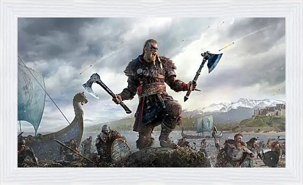 Картина в раме - Assassins Creed Valhalla Картина в раме - Assassins Creed Valhalla
