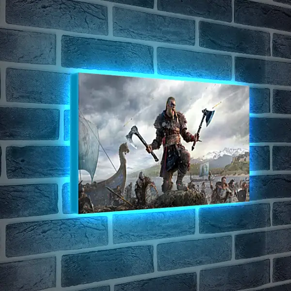 Лайтбокс световая панель - Assassins Creed Valhalla Лайтбокс световая панель - Assassins Creed Valhalla