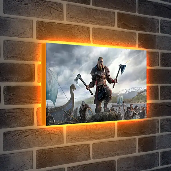 Лайтбокс световая панель - Assassins Creed Valhalla Лайтбокс световая панель - Assassins Creed Valhalla