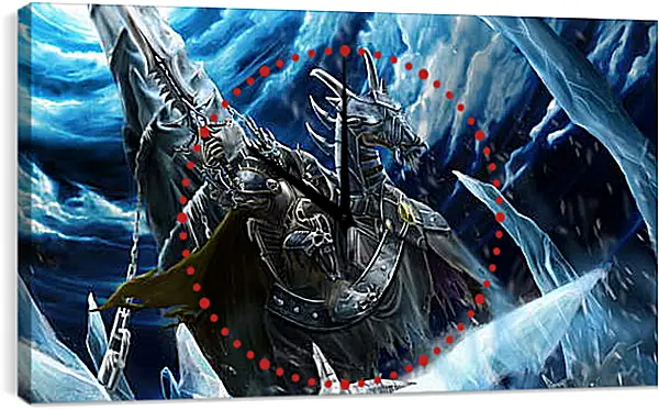 Часы картина - games, artwork, warcraft Часы картина - games, artwork, warcraft