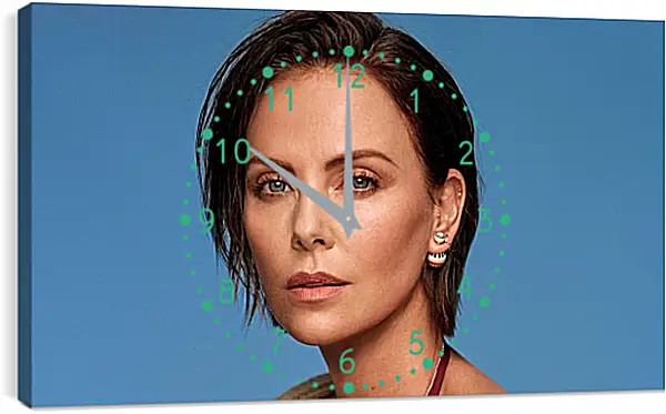 Часы картина - Шарлиз Терон. Charlize Theron Часы картина - Шарлиз Терон. Charlize Theron
