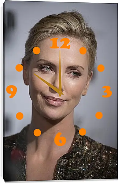 Часы картина - Шарлиз Терон. Charlize Theron Часы картина - Шарлиз Терон. Charlize Theron