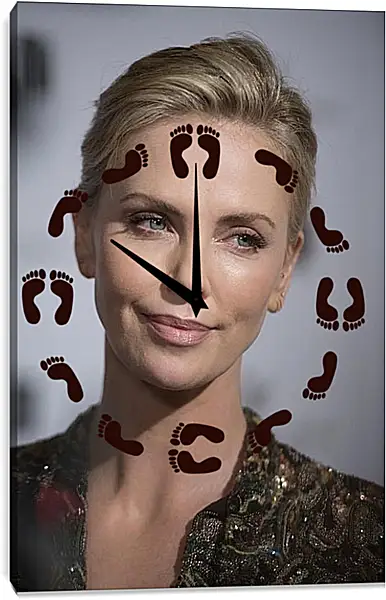 Часы картина - Шарлиз Терон. Charlize Theron Часы картина - Шарлиз Терон. Charlize Theron