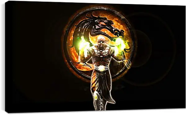 Постер на подрамнике - mortal kombat, character, dragon Постер на подрамнике - mortal kombat, character, dragon