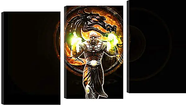 Модульная картина - mortal kombat, character, dragon Модульная картина - mortal kombat, character, dragon