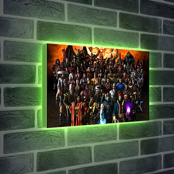 Лайтбокс световая панель - mortal kombat, characters, faces Лайтбокс световая панель - mortal kombat, characters, faces