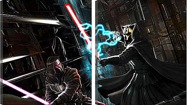 Модульная картина - star wars, knights of the old republic, darth revan Модульная картина - star wars, knights of the old republic, darth revan