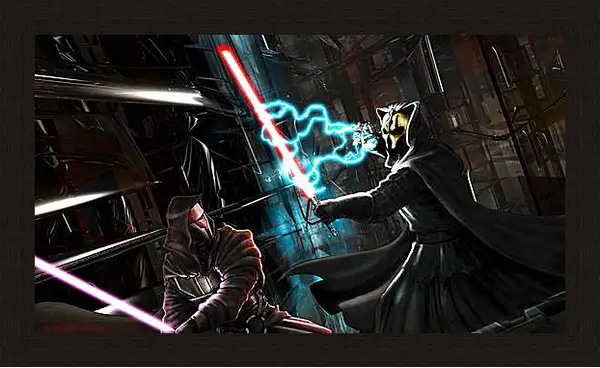 Картина в раме - star wars, knights of the old republic, darth revan Картина в раме - star wars, knights of the old republic, darth revan