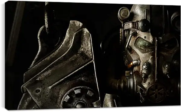 Постер на подрамнике - fallout 4, paladin, armor Постер на подрамнике - fallout 4, paladin, armor