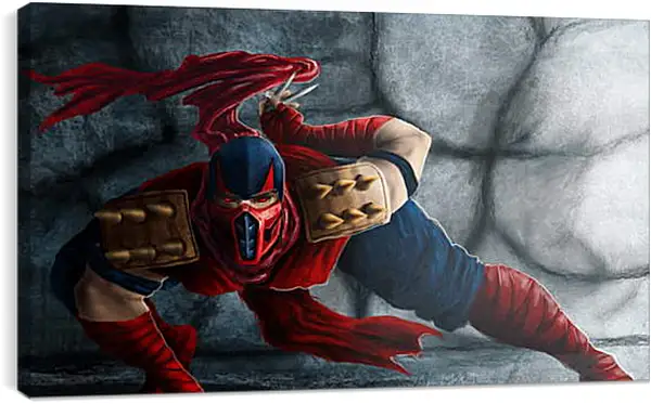 Постер на подрамнике - mortal kombat, blaze, art Постер на подрамнике - mortal kombat, blaze, art