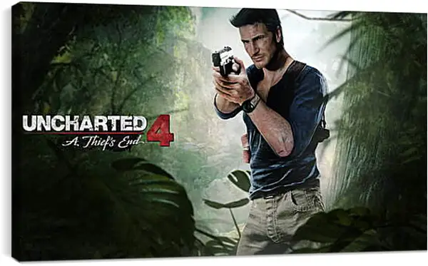 Постер на подрамнике - naughty dog, uncharted 4 Постер на подрамнике - naughty dog, uncharted 4