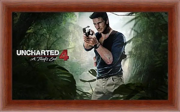 Картина в раме - naughty dog, uncharted 4 Картина в раме - naughty dog, uncharted 4