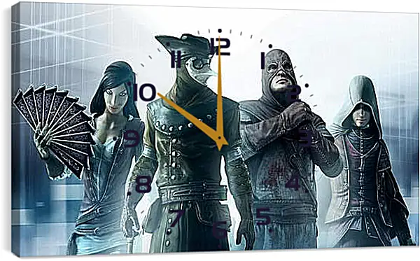 Часы картина - assassins creed, characters, faces
Часы картина - assassins creed, characters, faces