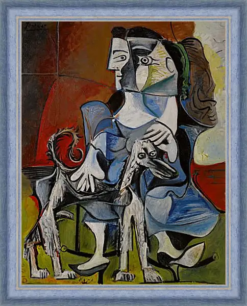 Картина в раме - Femme au Chien. Пабло Пикассо
Картина в раме - Femme au Chien. Пабло Пикассо