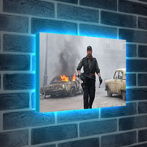 Лайтбокс световая панель - Чак Норрис. Chuck Norris Лайтбокс световая панель - Чак Норрис. Chuck Norris