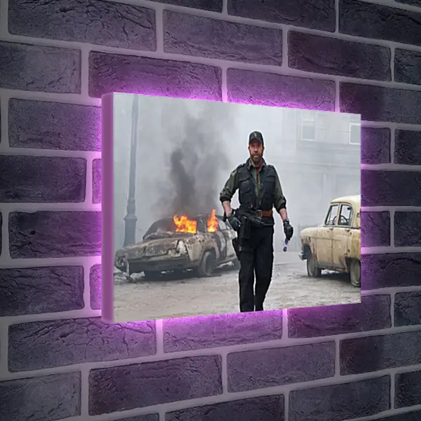 Лайтбокс световая панель - Чак Норрис. Chuck Norris Лайтбокс световая панель - Чак Норрис. Chuck Norris