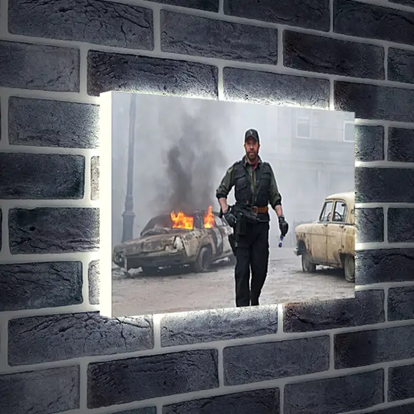 Лайтбокс световая панель - Чак Норрис. Chuck Norris Лайтбокс световая панель - Чак Норрис. Chuck Norris