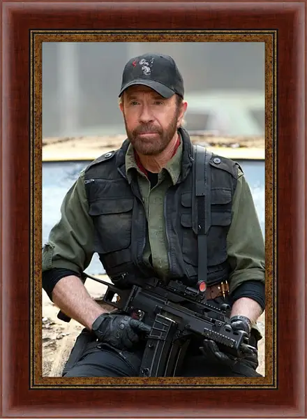 Картина в раме - Чак Норрис. Chuck Norris Картина в раме - Чак Норрис. Chuck Norris