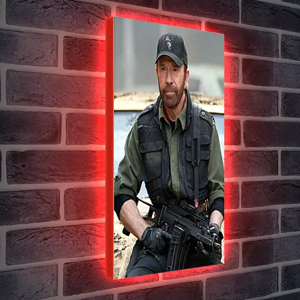 Лайтбокс световая панель - Чак Норрис. Chuck Norris Лайтбокс световая панель - Чак Норрис. Chuck Norris