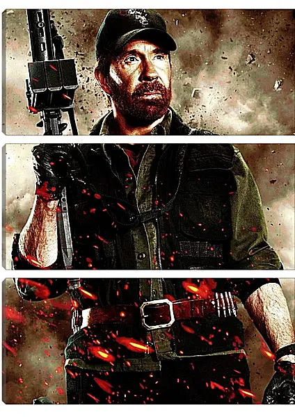 Модульная картина - Чак Норрис. Chuck Norris Модульная картина - Чак Норрис. Chuck Norris