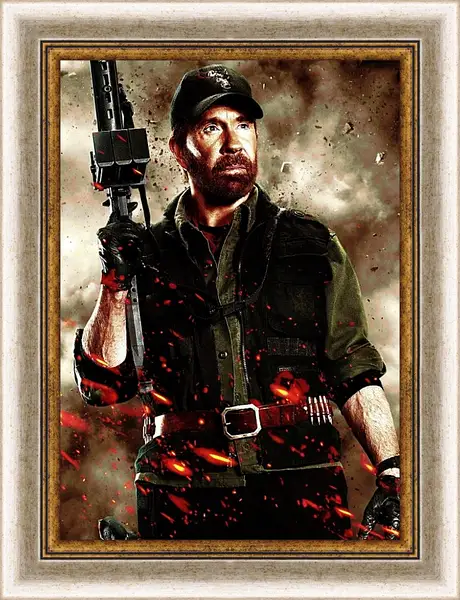 Картина в раме - Чак Норрис. Chuck Norris Картина в раме - Чак Норрис. Chuck Norris