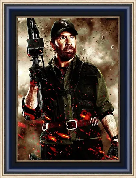 Картина в раме - Чак Норрис. Chuck Norris Картина в раме - Чак Норрис. Chuck Norris