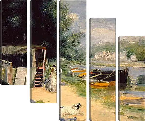 Модульная картина - View of Bougival Модульная картина - View of Bougival
