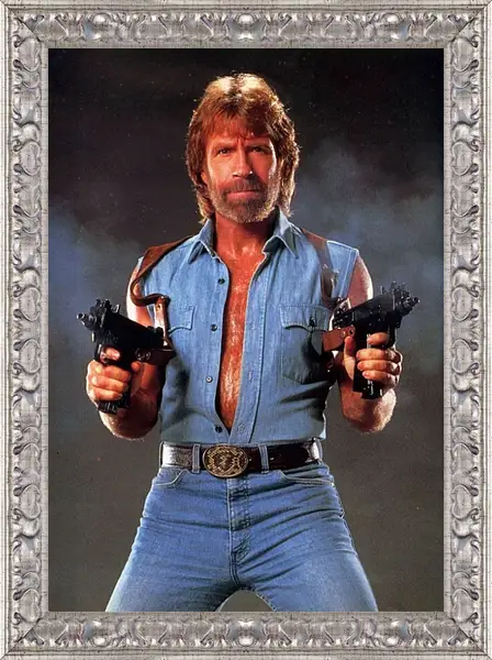 Картина в раме - Чак Норрис. Chuck Norris Картина в раме - Чак Норрис. Chuck Norris