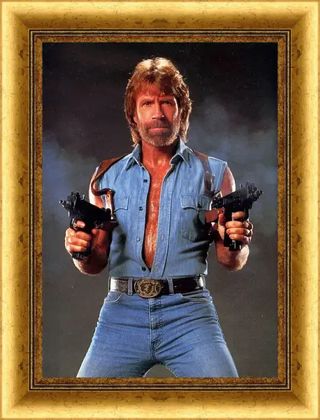Картина в раме - Чак Норрис. Chuck Norris Картина в раме - Чак Норрис. Chuck Norris