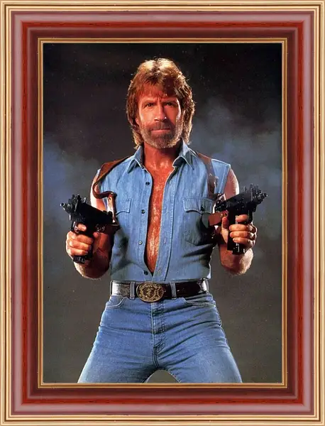 Картина в раме - Чак Норрис. Chuck Norris Картина в раме - Чак Норрис. Chuck Norris