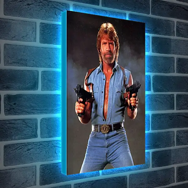 Лайтбокс световая панель - Чак Норрис. Chuck Norris Лайтбокс световая панель - Чак Норрис. Chuck Norris