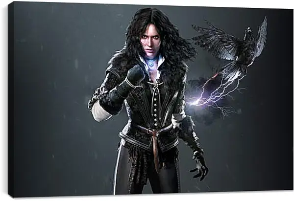Постер на подрамнике - The Witcher 3: Wild Hunt (Ведьмак), Йеннифер очаровательная Постер на подрамнике - The Witcher 3: Wild Hunt (Ведьмак), Йеннифер очаровательная