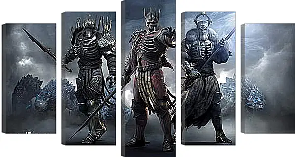 Модульная картина - The Witcher 3 (Ведьмак), Дикий гон Модульная картина - The Witcher 3 (Ведьмак), Дикий гон