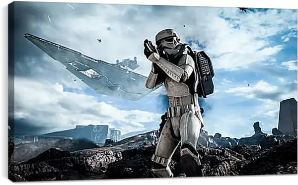 Постер на подрамнике - Star Wars Battlefront Постер на подрамнике - Star Wars Battlefront