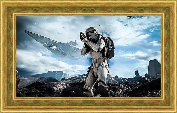 Картина в раме - Star Wars Battlefront Картина в раме - Star Wars Battlefront