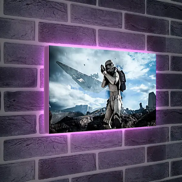 Лайтбокс световая панель - Star Wars Battlefront Лайтбокс световая панель - Star Wars Battlefront
