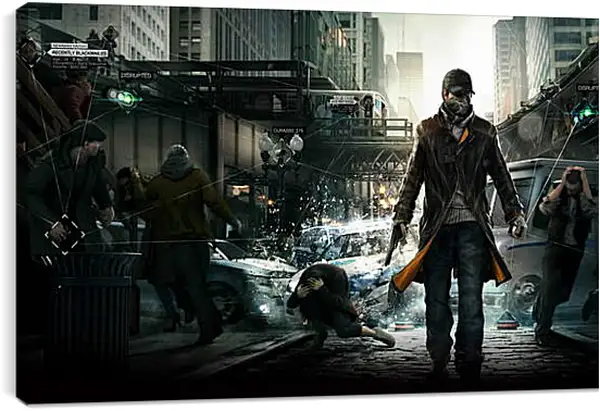 Постер на подрамнике - Watch Dogs Постер на подрамнике - Watch Dogs