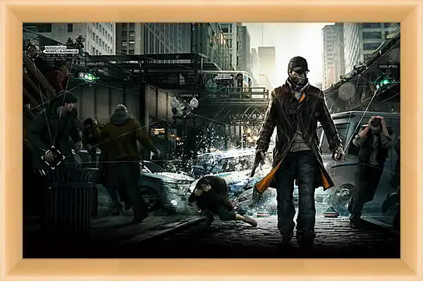Картина в раме - Watch Dogs Картина в раме - Watch Dogs