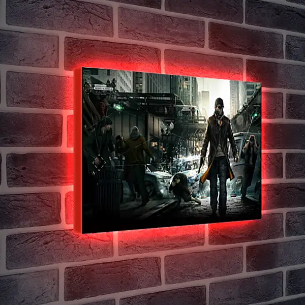 Лайтбокс световая панель - Watch Dogs Лайтбокс световая панель - Watch Dogs