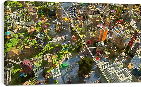 Постер на подрамнике - Minecraft Постер на подрамнике - Minecraft