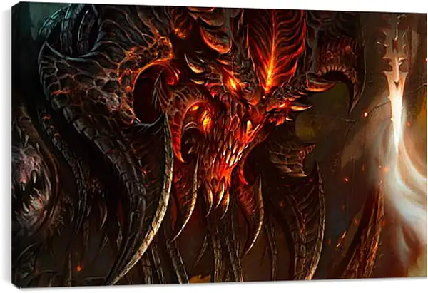 Постер на подрамнике - Diablo III Постер на подрамнике - Diablo III
