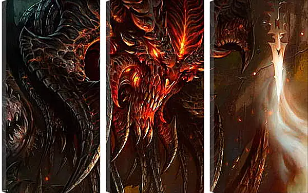 Модульная картина - Diablo III Модульная картина - Diablo III