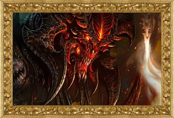 Картина в раме - Diablo III Картина в раме - Diablo III