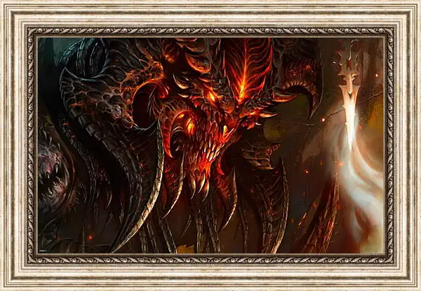 Картина в раме - Diablo III Картина в раме - Diablo III